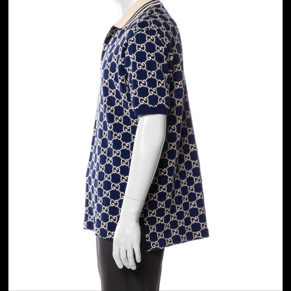 Authentic Gucci GG Monogram Motif Embroidered Tshirt - Picture 3 of 10